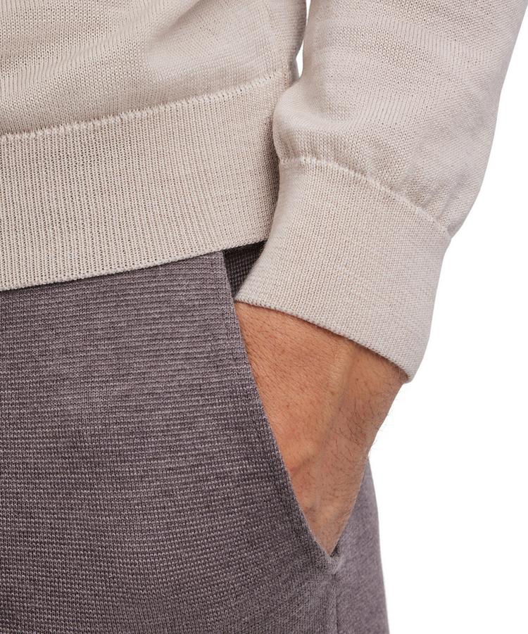 Falke Falke Merino X-Fine Half-Zip Strickpullover Herren - beige mel. (4043) - 2 | SportScheck