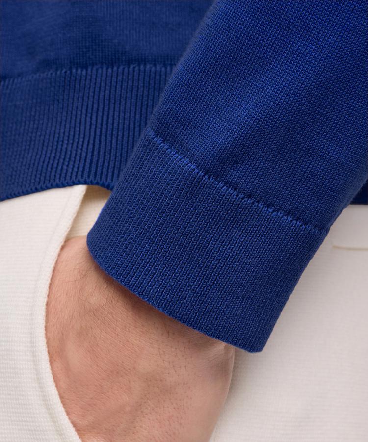 Falke Falke Cotton Crew Neck Strickpullover Herren - royal blue (6051) - 4 | SportScheck