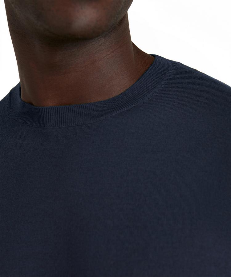 Falke Falke Merino Ultrafine Crew Neck Strickpullover Herren - space blue (6116) - 3 | SportScheck