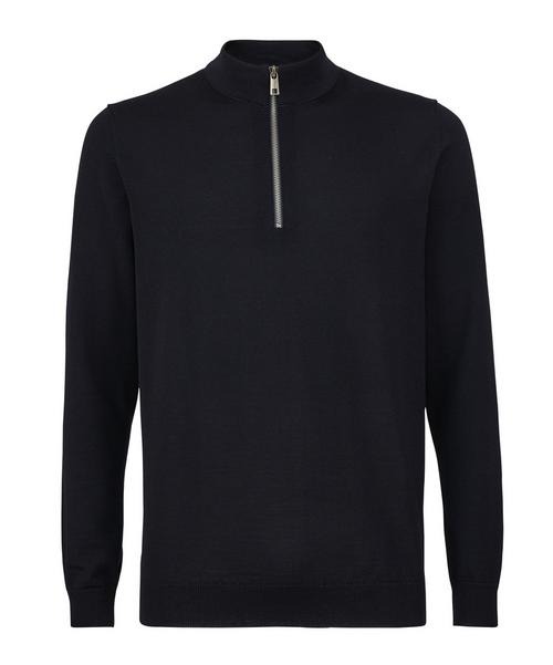 Falke Merino X-Fine Half-Zip Strickpullover Herren