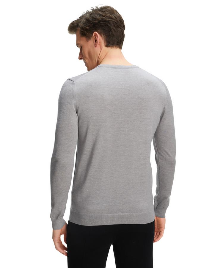 Falke Falke Merino X-Fine V-Neck Strickpullover Herren - light grey (3400) - 0 | SportScheck