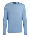 Falke Cotton Crew Neck Strickpullover Herren - bleue (6543)