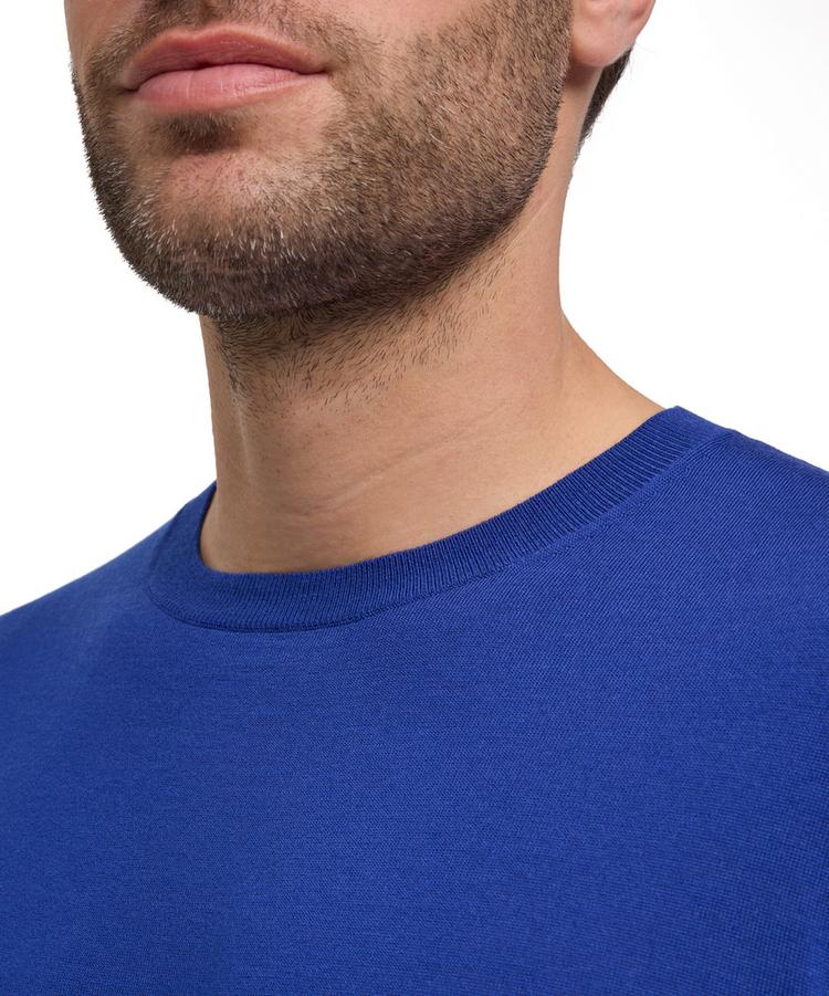 Falke Falke Merino Ultrafine Crew Neck Strickpullover Herren - athletic blue (6451) - 3 | SportScheck