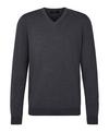 Falke Merino X-Fine V-Neck Strickpullover Herren - dark grey (3970)