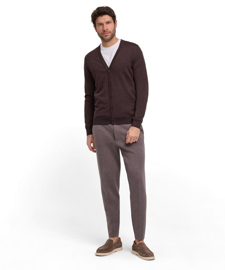 Falke Falke Merino X-Fine Cardigan Strickpullover Herren - dark brown (5450) - 1 | SportScheck