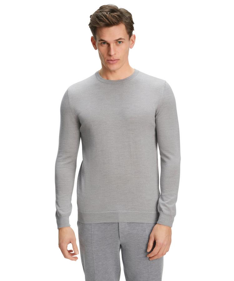 Falke Falke Merino X-Fine Crew Neck Strickpullover Herren - light grey (3400) - 0 | SportScheck