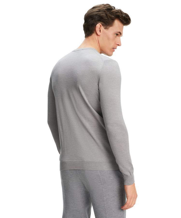 Falke Falke Merino X-Fine Crew Neck Strickpullover Herren - light grey (3400) - 0 | SportScheck