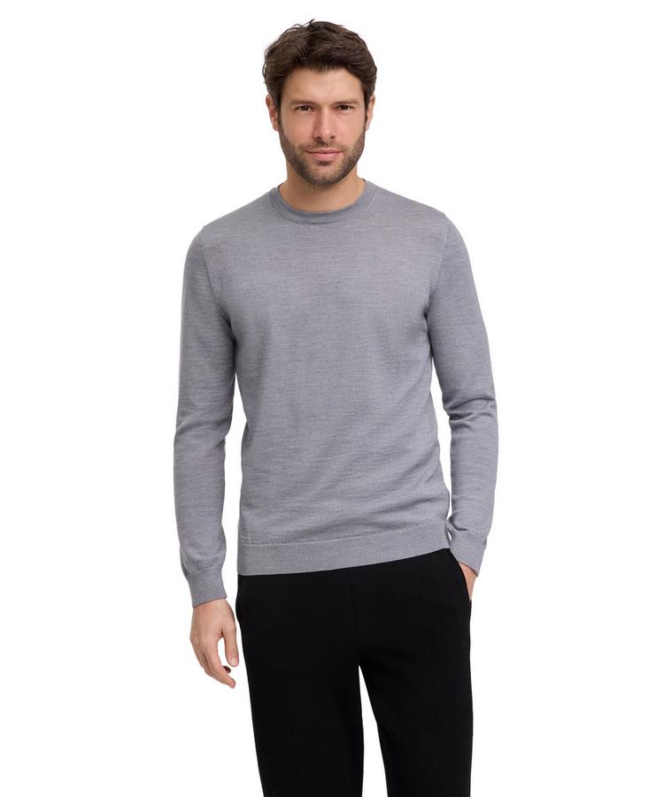 Falke Falke Merino X-Fine Crew Neck Strickpullover Herren - m.grey mel (3530) - 0 | SportScheck