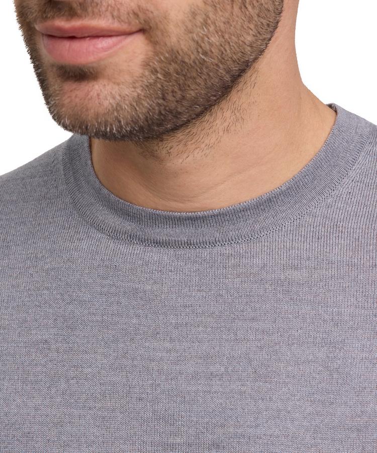 Falke Falke Merino X-Fine Crew Neck Strickpullover Herren - m.grey mel (3530) - 3 | SportScheck