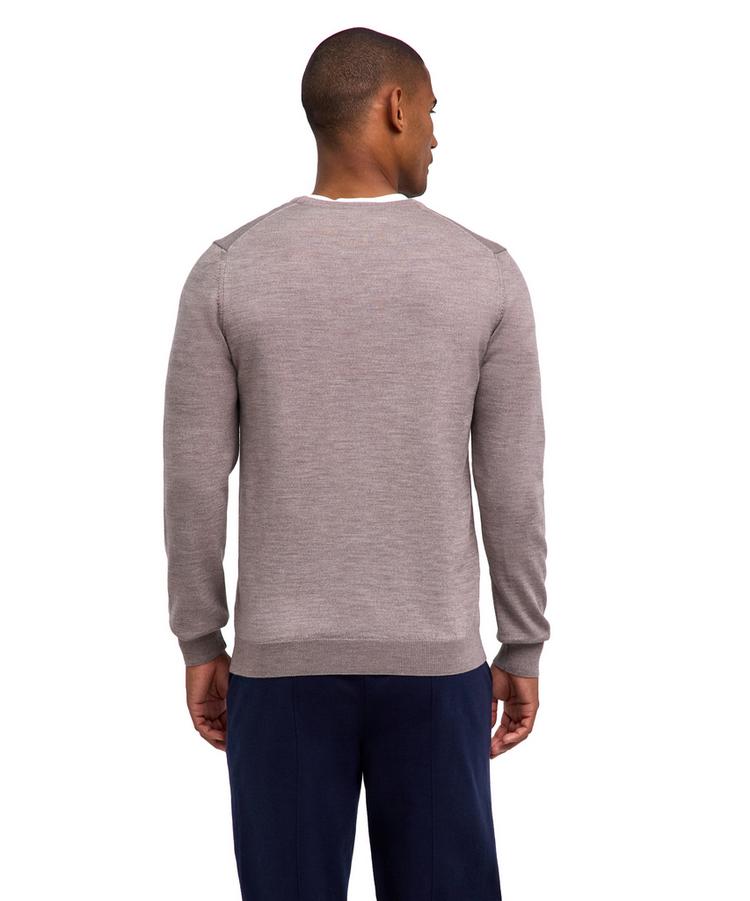 Falke Falke Merino X-Fine V-Neck Strickpullover Herren - capino mel (4078) - 0 | SportScheck