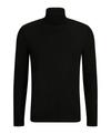 Falke Merino Ultrafine Roll Neck Strickpullover Herren - black (3000)