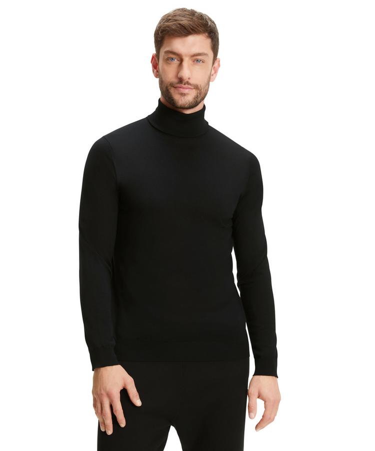 Falke Falke Merino Ultrafine Roll Neck Strickpullover Herren - black (3000) - 0 | SportScheck