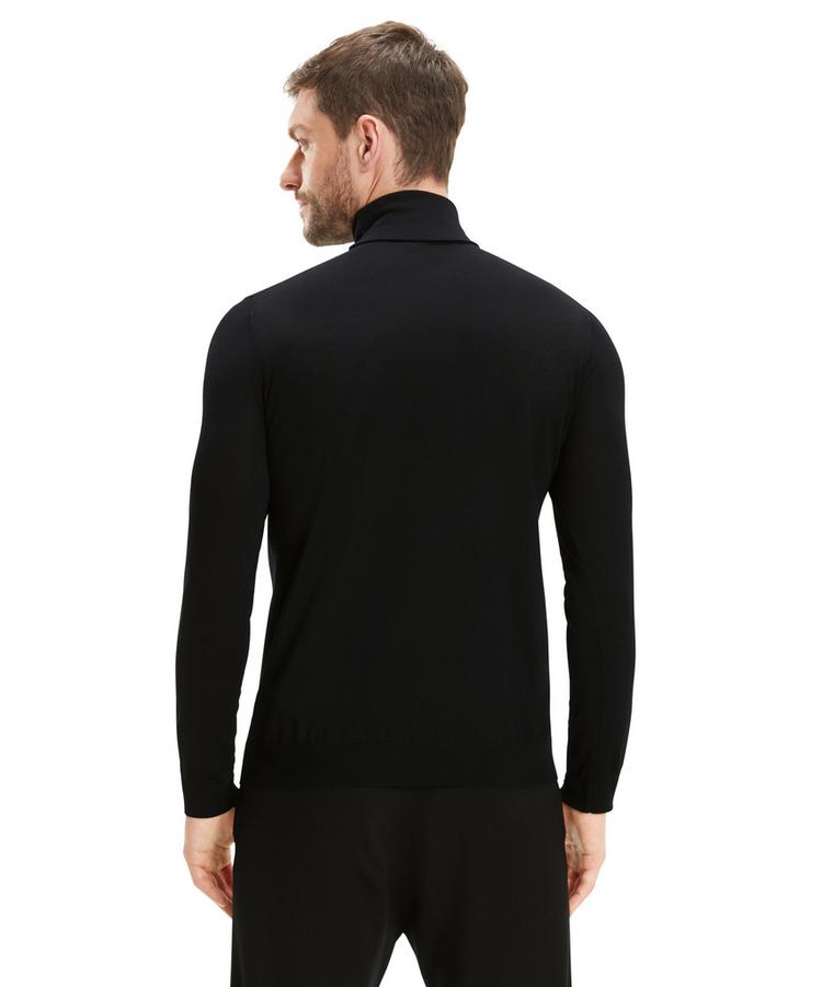 Falke Falke Merino Ultrafine Roll Neck Strickpullover Herren - black (3000) - 0 | SportScheck