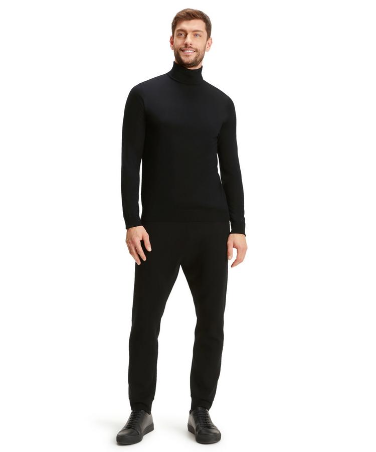 Falke Falke Merino Ultrafine Roll Neck Strickpullover Herren - black (3000) - 3 | SportScheck