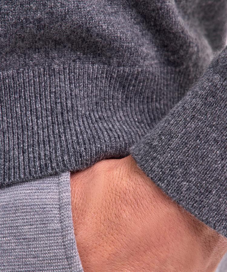 Falke Falke Strickpullover Herren - dark grey -heather (3278) - 3 | SportScheck