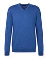 Falke Merino X-Fine V-Neck Strickpullover Herren - nautic mel. (6079)