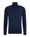 Falke Merino Ultrafine Roll Neck Strickpullover Herren - space blue (6116)