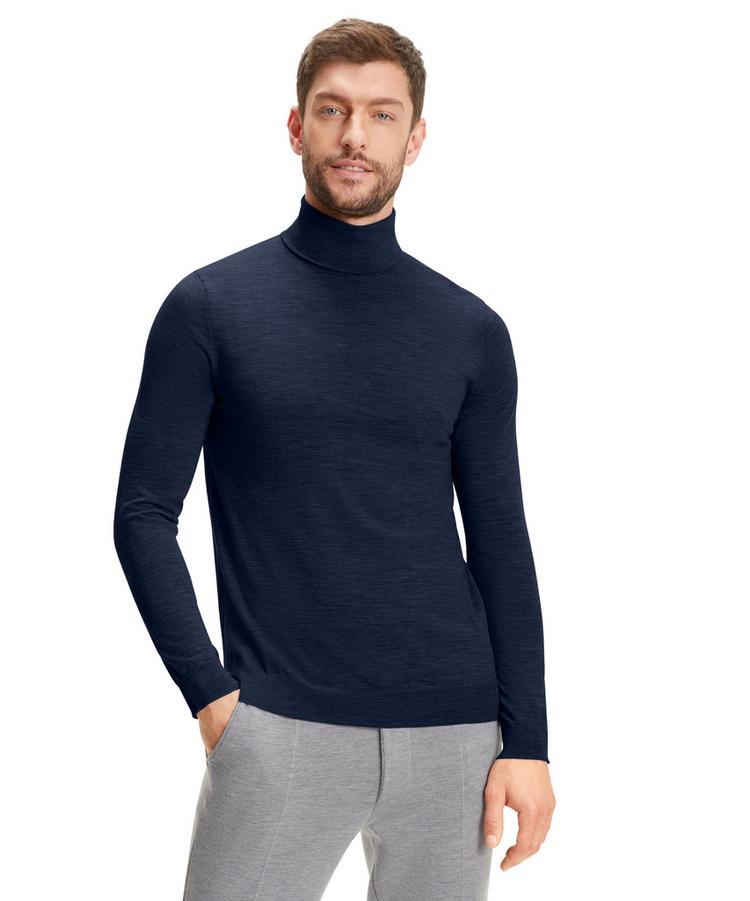 Falke Falke Merino Ultrafine Roll Neck Strickpullover Herren - space blue (6116) - 0 | SportScheck