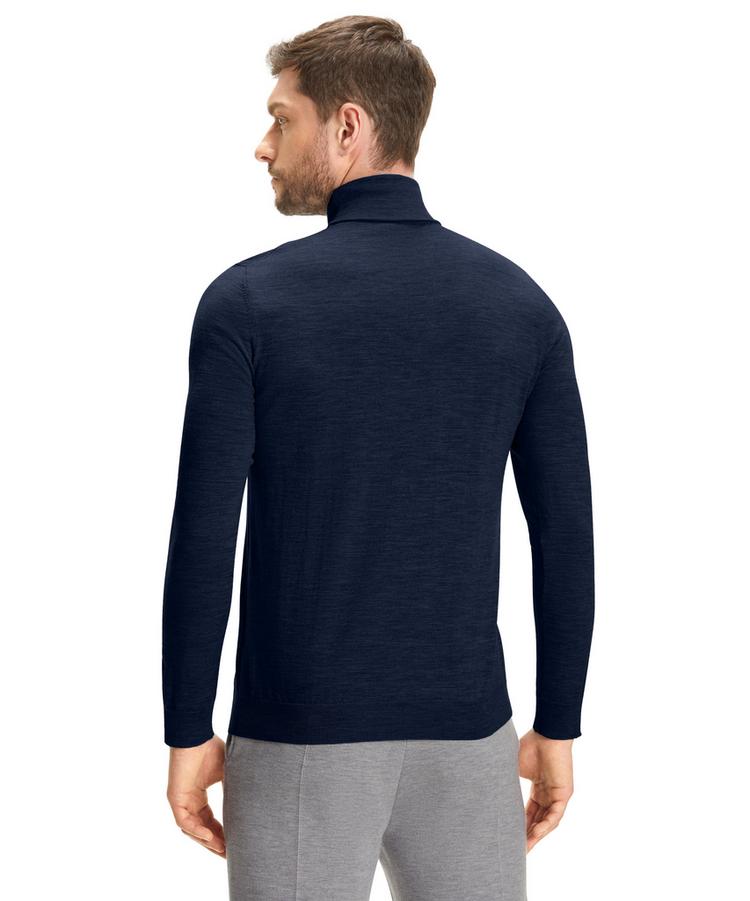 Falke Falke Merino Ultrafine Roll Neck Strickpullover Herren - space blue (6116) - 0 | SportScheck