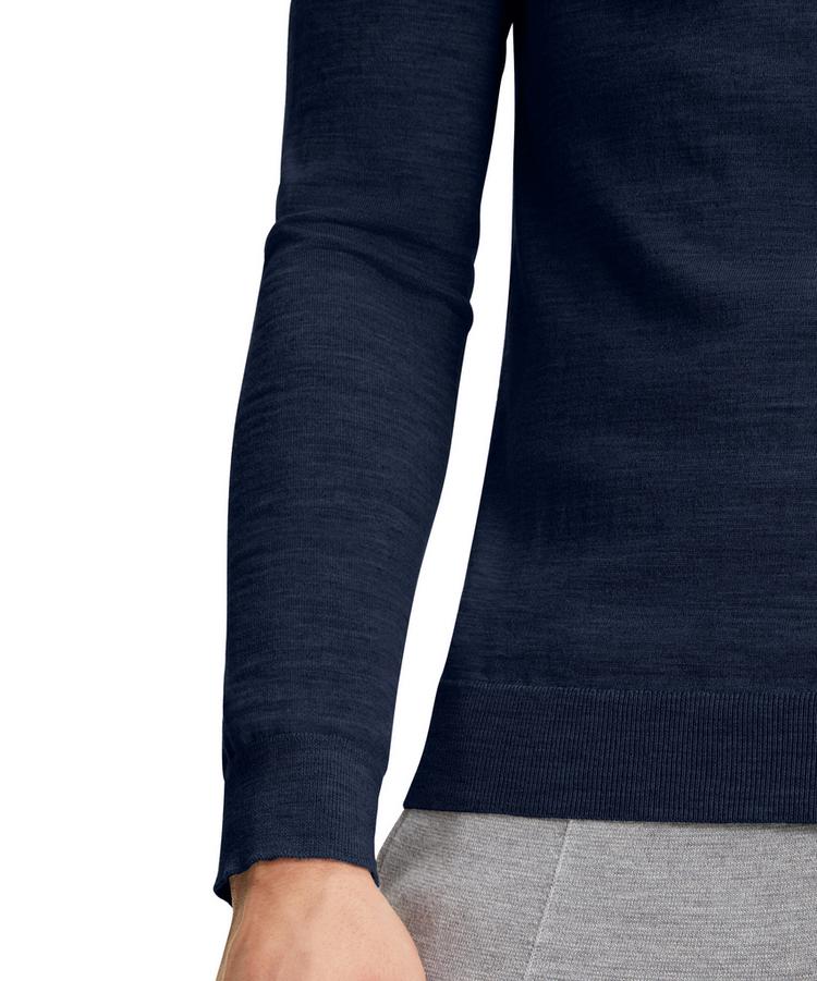 Falke Falke Merino Ultrafine Roll Neck Strickpullover Herren - space blue (6116) - 2 | SportScheck