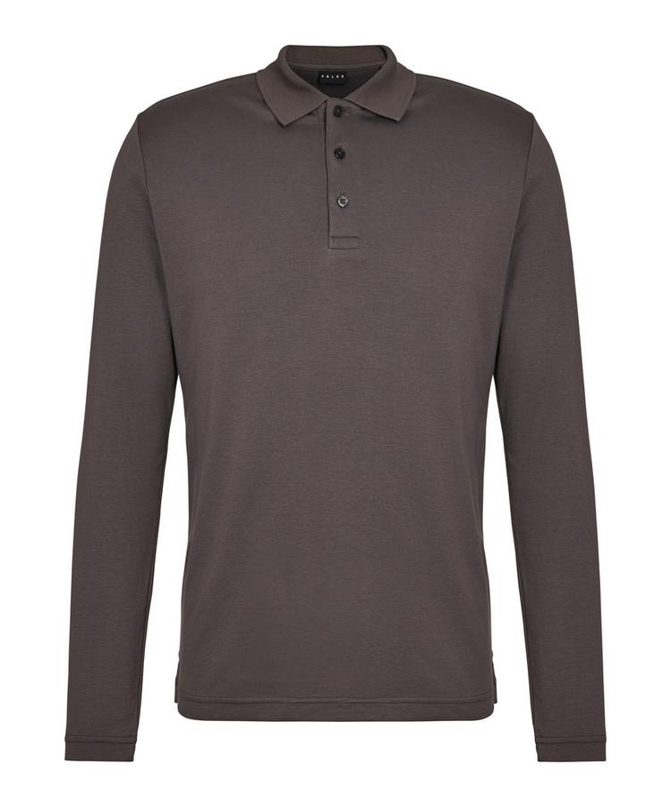 Falke Falke Pima Interlock Polo Poloshirt Herren - fume (3160) - 0 | SportScheck