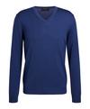 Falke Merino X-Fine V-Neck Strickpullover Herren - night blue (6578)