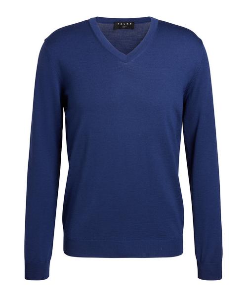 Falke Merino X-Fine V-Neck Strickpullover Herren