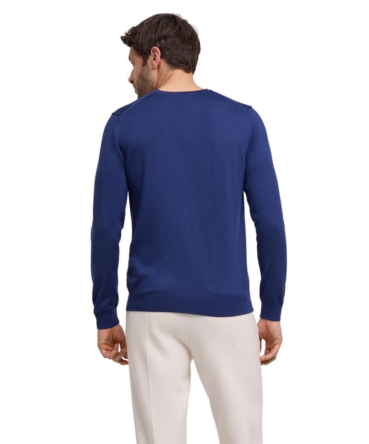 Falke Falke Merino X-Fine V-Neck Strickpullover Herren - night blue (6578) - 0 | SportScheck