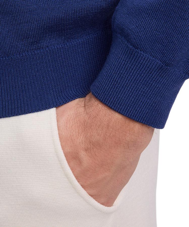 Falke Falke Merino X-Fine V-Neck Strickpullover Herren - night blue (6578) - 3 | SportScheck