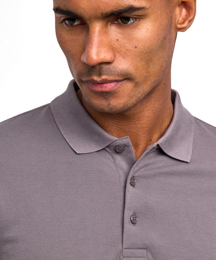 Falke Falke Pima Piqu&eacute; Polo Poloshirt Herren - fume (3160) - 3 | SportScheck