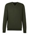 Falke Merino X-Fine V-Neck Strickpullover Herren - kale (7118)