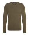 Falke Merino X-Fine V-Neck Strickpullover Herren - wood mel. (7358)