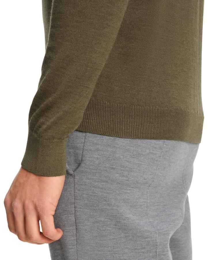 Falke Falke Merino X-Fine V-Neck Strickpullover Herren - wood mel. (7358) - 3 | SportScheck