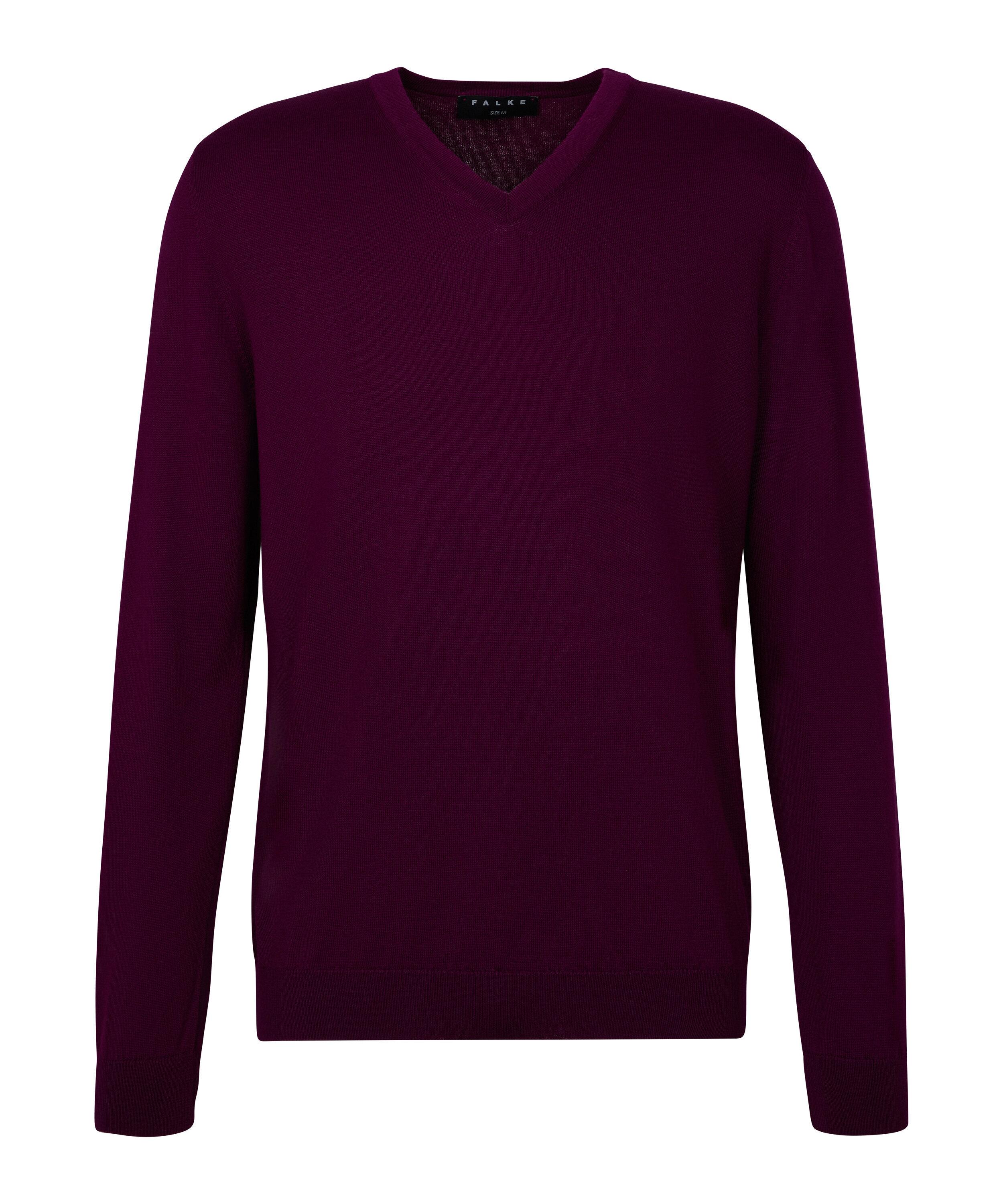 Falke Merino X-Fine V-Neck Strickpullover Herren - vendetta (8704)