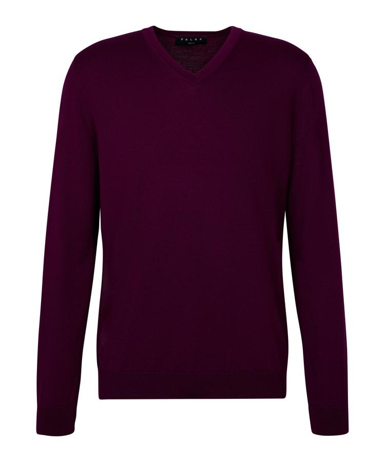 Falke Falke Merino X-Fine V-Neck Strickpullover Herren - vendetta (8704) - 0 | SportScheck
