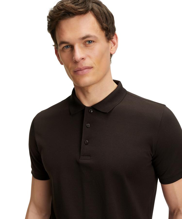 Falke Falke Pima Piqu&eacute; Polo Poloshirt Herren - brown (5930) - 2 | SportScheck