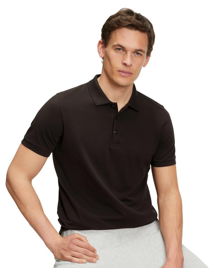 Falke Falke Pima Piqu&eacute; Polo Poloshirt Herren - brown (5930) - 1 | SportScheck