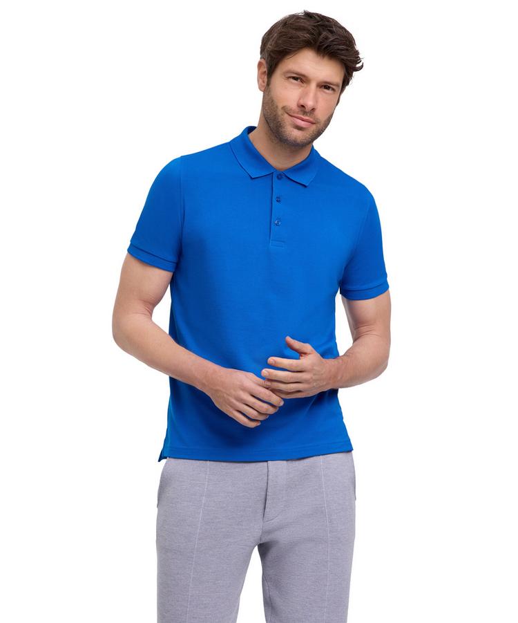 Falke Falke Pima Piqu&eacute; Polo Poloshirt Herren - very blue (6798) - 0 | SportScheck