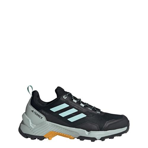 Rückansicht von adidas Eastrail 2.0 RAIN.RDY Wanderschuh Wanderschuhe Core Black / Semi Flash Aqua / Preloved Yellow