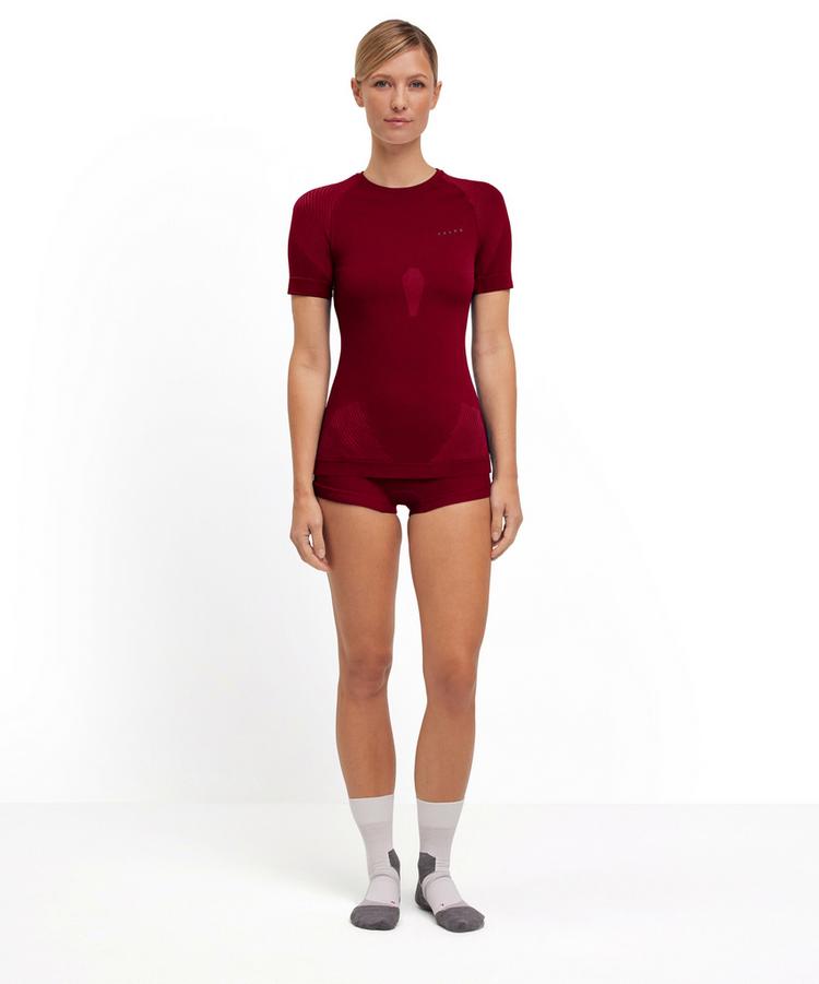 Falke Falke W Shortsleeved Shirt w T-Shirt Damen - merlot (8117) - 0 | SportScheck