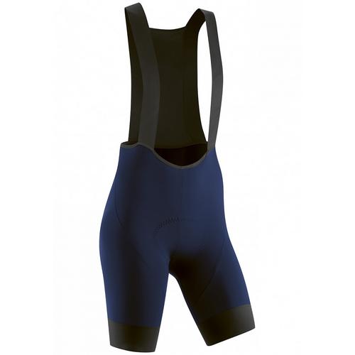 Rückansicht von Gonso Bike Sqlab GO Bib Fahrradshorts Damen Marine