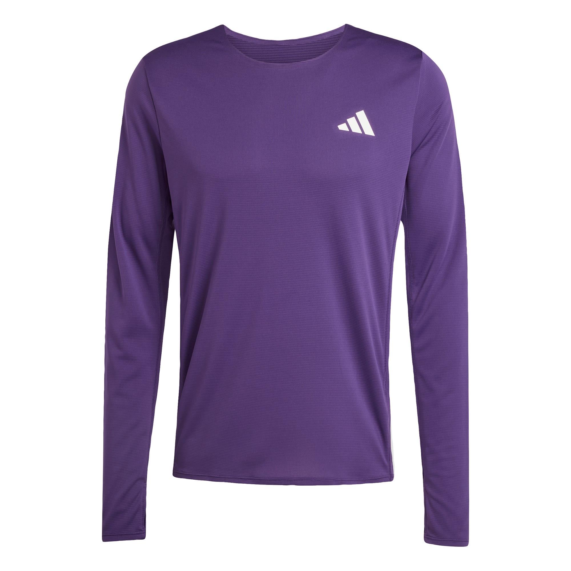 adidas Adizero Running Longsleeve Funktionsshirt Herren - Aurora Plum