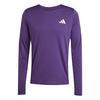 adidas Adizero Running Longsleeve Funktionsshirt Herren - Aurora Plum