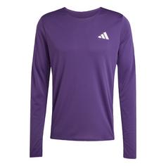 adidas Adizero Running Longsleeve Funktionsshirt Herren Aurora Plum