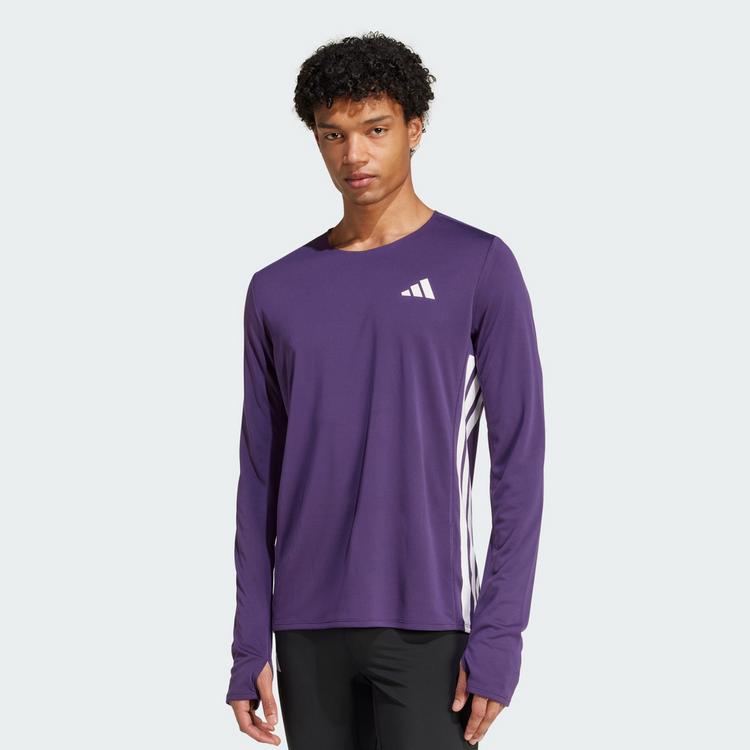 adidas adidas Adizero Running Longsleeve Funktionsshirt Herren - Aurora Plum - 0 | SportScheck