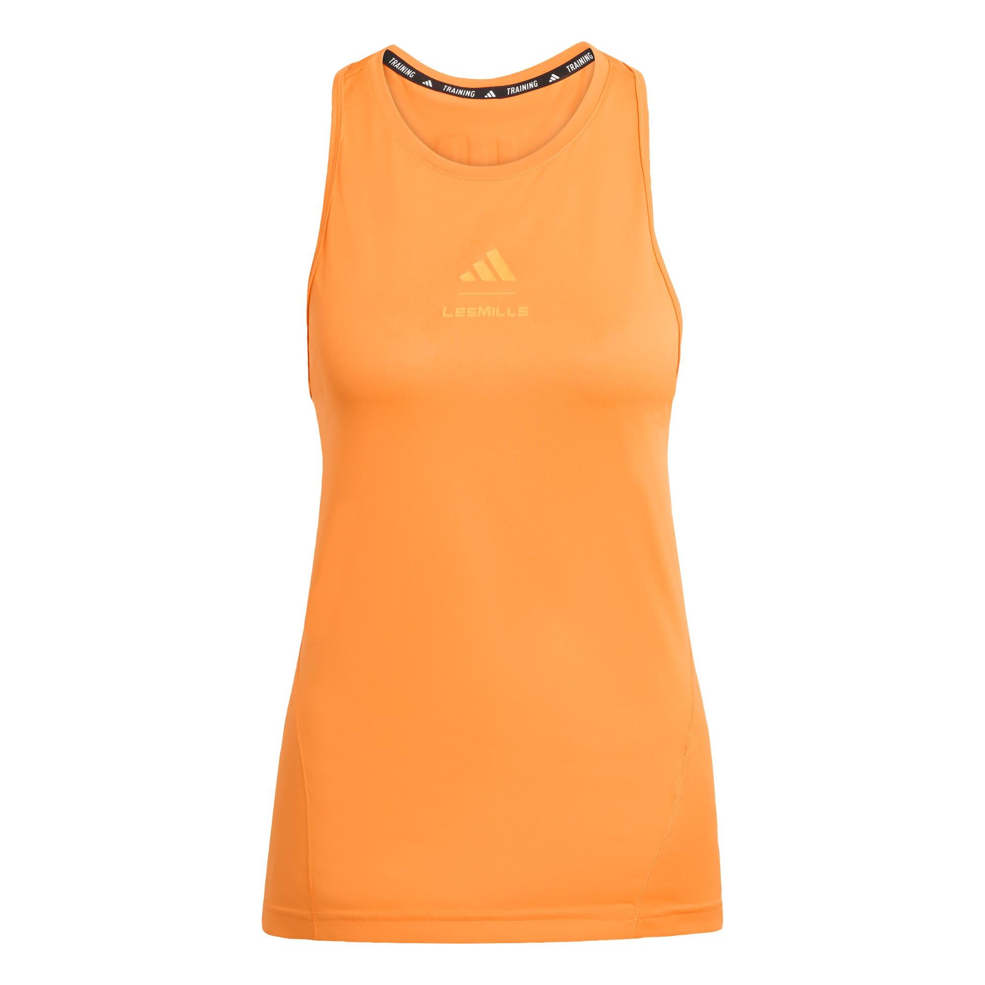 adidas Les Mills Graphic Tanktop Funktionsshirt Damen - Pure Orange / Pure Tangerine