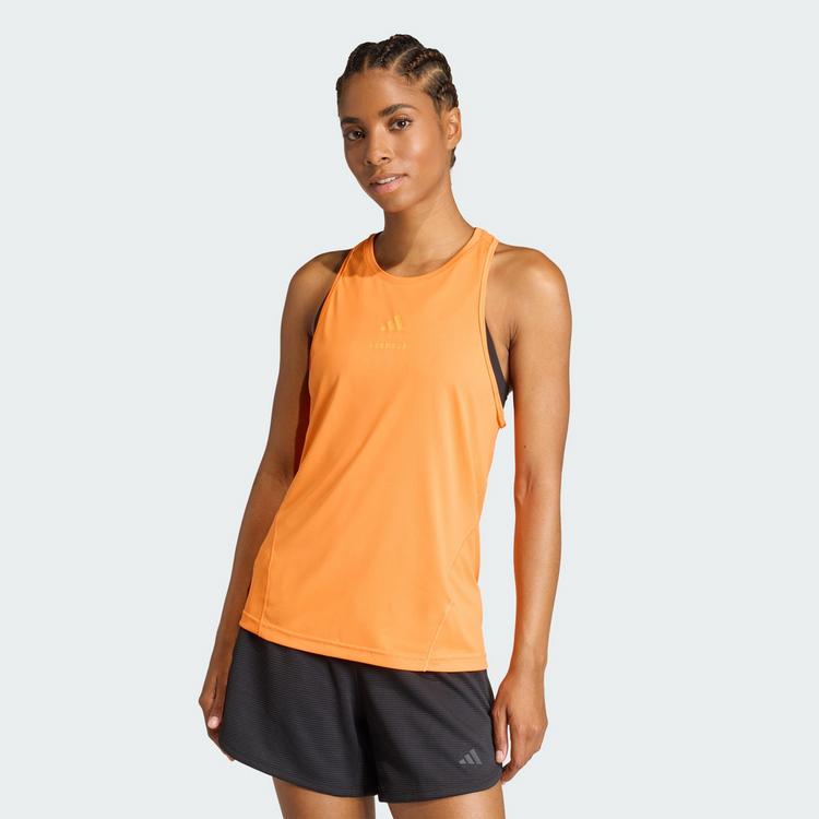 adidas adidas Les Mills Graphic Tanktop Funktionsshirt Damen - Pure Orange / Pure Tangerine - 0 | SportScheck
