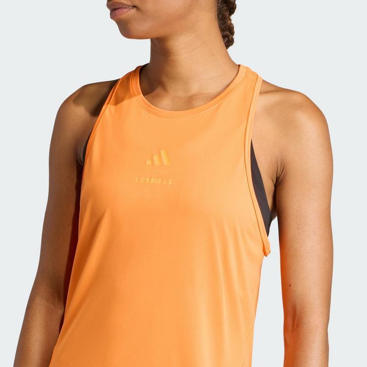 adidas adidas Les Mills Graphic Tanktop Funktionsshirt Damen - Pure Orange / Pure Tangerine - 1 | SportScheck