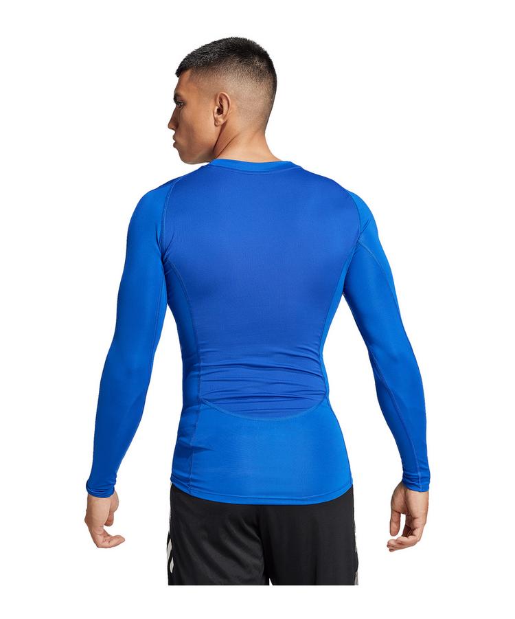 adidas adidas Techfit Longsleeve Underwear Longseeve Funktionsshirt Herren - blauweiss - 1 | SportScheck