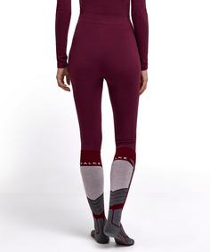 Rückansicht von Falke Thermozone 3/4 Tights Trend Leggings Damen barolo (8526)